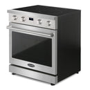 Cosmo 30-Inch Electric Range with 4 Burner Glass Cooktop and  4.8 Cu. Ft. Convection Oven in Stainless Steel (COS-ERC304KBD)