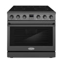 Cosmo 36-Inch Electric Range in Matte Black (COS-ERC365KBD-BK)