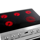 Cosmo 2-Piece Appliance Package - 36-Inch Electric Range and 36-Inch Counter Depth Refrigerator (COS-2PKG-196)