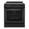Cosmo 30-Inch High End Style Electric Range with 5.0 Cu Ft. Convection Oven in Matte Black (COS-ERD304K-BK)