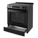 Cosmo 30-Inch High End Style Electric Range with 5.0 Cu Ft. Convection Oven in Matte Black (COS-ERD304K-BK)