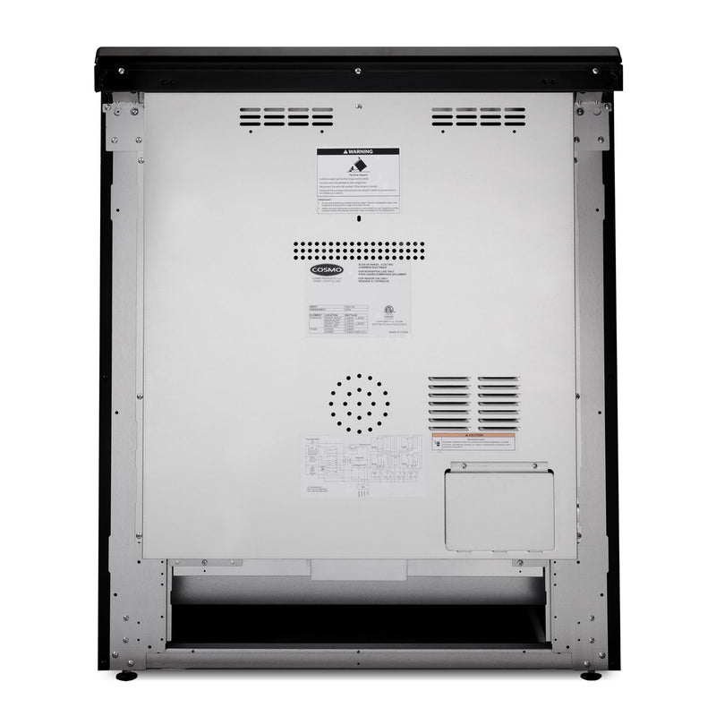 Cosmo 30-Inch High End Style Electric Range with 4 Burners and 5.0 Cu Ft. Convection Oven in Stainless Steel (COS-ERD304K)