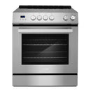 Cosmo 30-Inch High End Style Electric Range with 4 Burners and 5.0 Cu Ft. Convection Oven in Stainless Steel (COS-ERD304K)