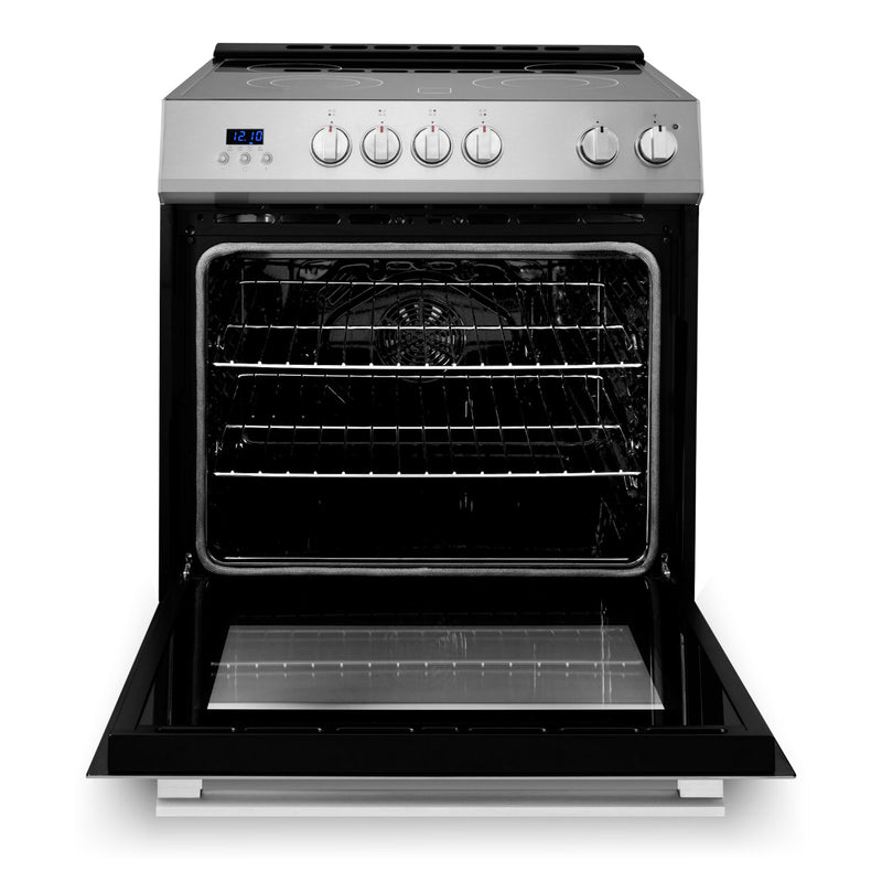 Cosmo 30-Inch High End Style Electric Range with 4 Burners and 5.0 Cu Ft. Convection Oven in Stainless Steel (COS-ERD304K)