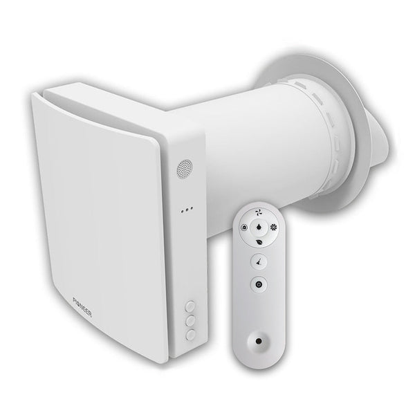 Pioneer ECOasis 50 Ductless Wall-Mounted Single-Room Wi-Fi Energy Recovery Ventilator (ERV050AHRMCO2L)