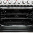 Forno Paolo 36-Inch Freestanding Electric Range with 5.44 Cu.Ft True Convection Oven in Stainless Steel (FFSEL6011-36)