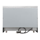 Forno Paolo 48-Inch Freestanding Electric Range with 6.7 Cu.Ft True Convection Oven in Black with Antique Brass Handle (FFSEL6011-48BLK)