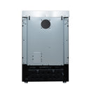 Forno Loiano 24-Inch Freestanding Electric Range in Black with Antique Brass Trim (FFSEL6069-24BLK)