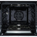 Forno Loiano 24-Inch Freestanding Electric Range in White with Antique Brass Trim (FFSEL6069-24WHT)