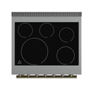 Forno Paolo 30-Inch Freestanding Electric Range in Black (FFSEL6011-30BLK)