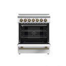 Forno Paolo 30-Inch Freestanding Electric Range in White (FFSEL6011-30WHT)