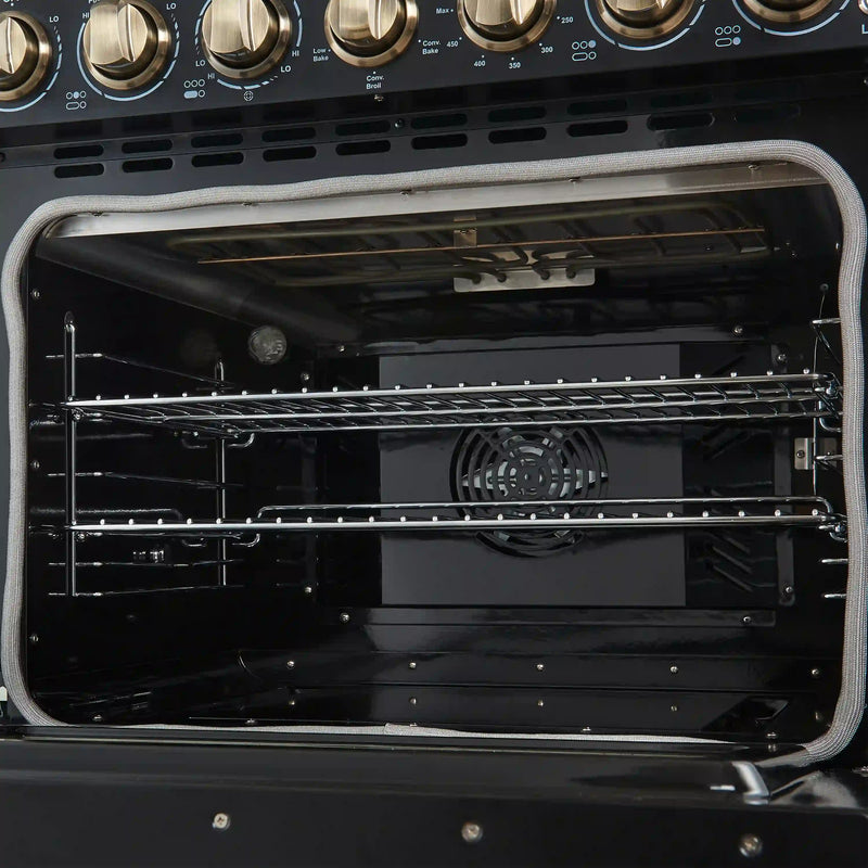 Forno Paolo 30-Inch Freestanding Electric Range in Black (FFSEL6011-30BLK)