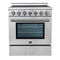 Forno Paolo 30-Inch Freestanding Electric Range in Stainless Steel (FFSEL6011-30)