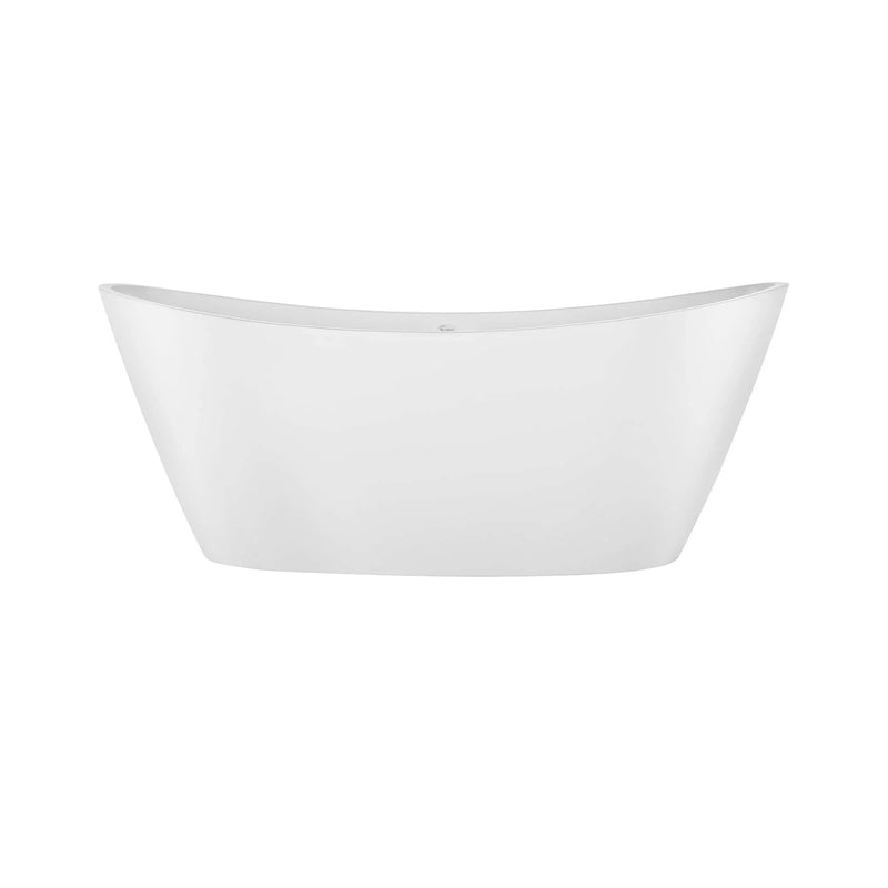 Empava 59-Inch Freestanding Soaking Bathtub with Lighted (EMPV-59FT1518LED)