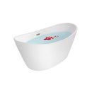 Empava 59-Inch Freestanding Soaking Bathtub with Lighted (EMPV-59FT1518LED)