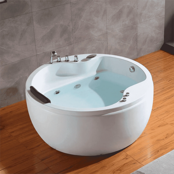 Empava 59-Inch Round Whirlpool Bathtub (EMPV-59JT005)