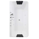 Empava 67-Inch Whirlpool Freestanding Acrylic Bathtub (EMPV-67AIS03)