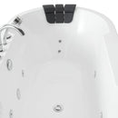 Empava 67-Inch Whirlpool Acrylic Freestanding Bathtub (EMPV-67AIS17)