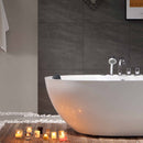 Empava 71-Inch Whirlpool Freestanding Acrylic Bathtub (EMPV-71AIS14)
