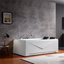 Empava 71-Inch Acrylic Alcove Whirlpool Bathtub (EMPV-71JT667B)