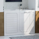 Empava 54-Inch Alcove Inline Heater Whirlpool Walk-in Tub 2.0 Upgraded with Right Drain (EMPV-54WIT08)