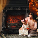 TURBRO Eternal Flame EF26-LG Smart Electric Fireplace Logs, WiFi Enabled (707-98-153AWIFI-BK)