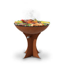 Arteflame XL 30" Grill with Dual-Zone Cooking and Carbon Steel Cooktop - Euro Base