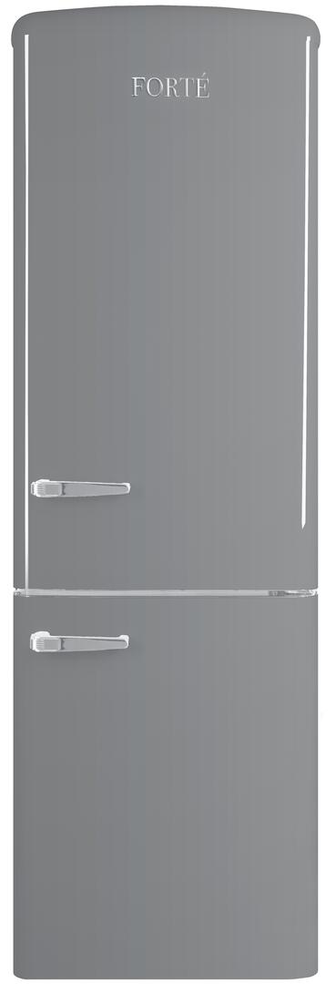 Forte 450 Series 24-Inch 11.65 Cu. Ft. Counter Depth Freestanding Bottom Freezer Refrigerator in Silver (F12BFRES450RSL)