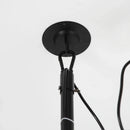 Parrot Uncle 20-Inch Vistula Outdoor DC Motor Black Industrial Hanging Buckle Downrod Ceiling Fan with Light (F2001BK)