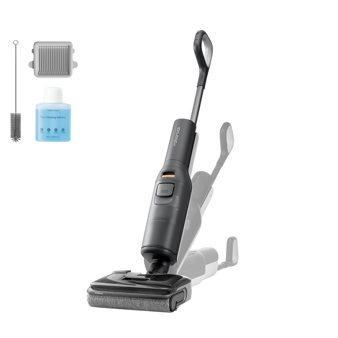 Roborock F25 LT wet/dry vacuum cleaner with floor head and spray bottle