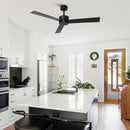 Parrot Uncle 52-Inch DC Motor 3 Blades Modern Downrod Mount Ceiling Fan