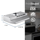 Broan-NuTone 30-Inch 230 CFM Convertible Under Cabinet Range Hood in Stainless Steel with PrintGuard  (F4030SF)