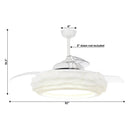 Parrot Uncle 52-Inch Jaipur Smart Fan with LED Light (F4615-SMART)