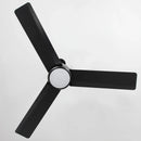 Parrot Uncle 42-Inch Rhine Indoor/Wet Outdoor IP65 Black Anywhere Waterproof Ceiling Fan with LED Light and Convenient Hanging Hook (F5001BK)