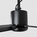 Parrot Uncle 42-Inch Rhine Indoor/Wet Outdoor IP65 Black Anywhere Waterproof Ceiling Fan with LED Light and Convenient Hanging Hook (F5001BK)