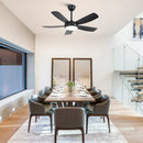 Parrot Uncle 42-Inch Gladys Modern Black LED Ceiling Fan with Remote Control (F5004BK)