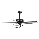 Parrot Uncle 52-Inch Oregon DC Motor Modern Downrod Ceiling Fan with LED Light