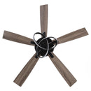 Parrot Uncle 52-Inch Oregon DC Motor Modern Downrod Ceiling Fan with LED Light