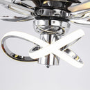 Parrot Uncle 52-Inch Oregon DC Motor Modern Downrod Ceiling Fan with LED Light