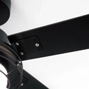 Parrot Uncle 52-Inch Bernice DC Motor Industrial Downrod Ceiling Fan with LED Light and Remote Control