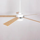 Parrot Uncle 52-Inch Bernice DC Motor Industrial Downrod Ceiling Fan with LED Light and Remote Control