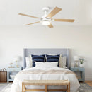 Parrot Uncle 52-Inch Bernice DC Motor Industrial Downrod Ceiling Fan with LED Light and Remote Control