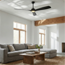 Parrot Uncle 60-Inch Alexi DC Motor Modern Downrod Ceiling Fan with LED Light