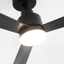 Parrot Uncle 52-Inch Dinah Modern Downrod Mount Ceiling Fan with Remote Control and LED Light