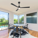 Parrot Uncle 52-Inch Dinah Modern Downrod Mount Ceiling Fan with Remote Control and LED Light