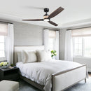 Parrot Uncle 56-Inch Louise Downrod Mount LED Ceiling Fan with Remote Control (F6015)