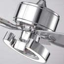 Parrot Uncle 52-Inch Arlen Double-sided Blades Downrod Mount LED Ceiling Fan with Remote Control