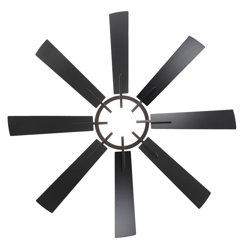 Parrot Uncle 60 Inch / 72 Inch Windmill Downrod Mount LED Ceiling Fan with Remote and APP Control