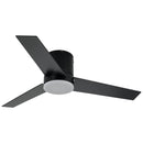 Parrot Uncle 48-Inch Flush Mount Ceiling Fan 3 Blades with LED Lighting and Remote Control