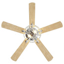 Parrot Uncle 52-Inch Dicken Modern Downrod Mount Reversible Crystal Ceiling Fan with Lighting and Remote Control
